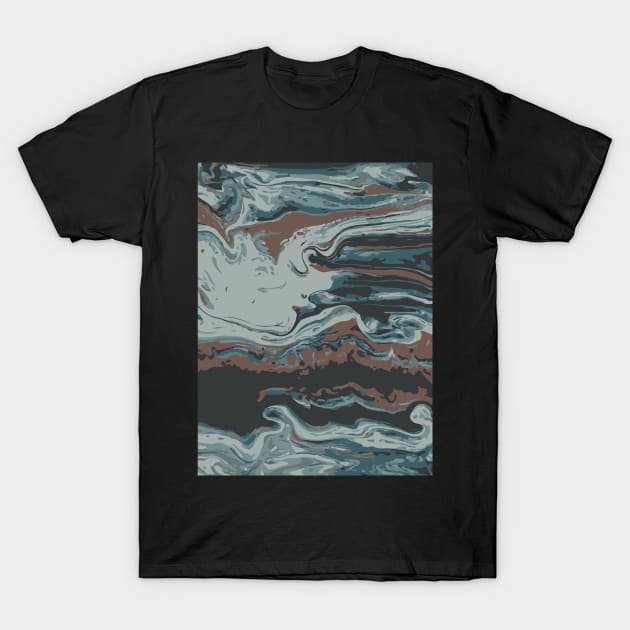 Marble Abstract T-Shirt by Dorothy Designs